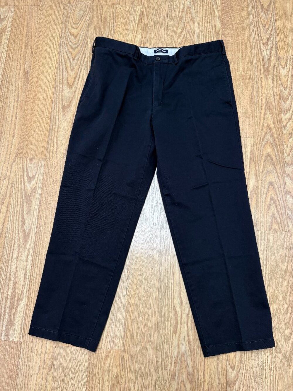 Lands End Men's Navy Khaki's Size 38 x 29 Traditional Fit